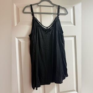 Torrid Silky Black Strappy Tank Size 1
